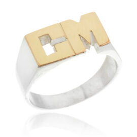 Anillo Sello Double Mediano