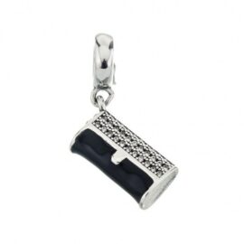 Charm cartera negra