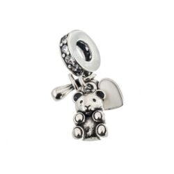 Charm Chupete, osito y corazon