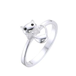 Anillo gatito con moño