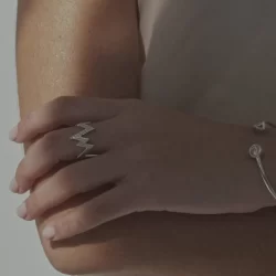 Anillo ZigZag Pavé