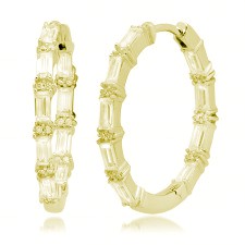 Argollas con piedras
