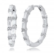 Argollas con piedras