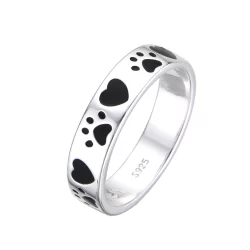 Anillo Huellita Esmaltado