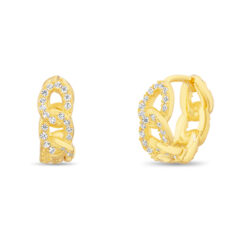 Par aros cuban link chicos