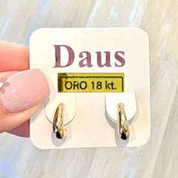 Aros Gotas de oro
