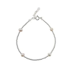 Pulsera Bolitas con perlas