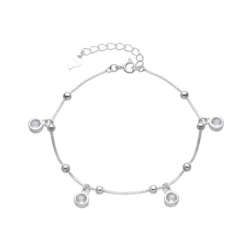 Pulsera con Bolitas y puntos de luz