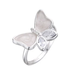 Anillo Mariposa con Nacar