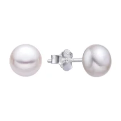 Aros de Perlas Cultivadas 6mm