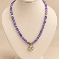 Gargantilla De Dios Cristal Con Cushion Swarovski